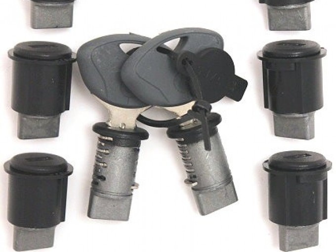 Комплект замков для металлических кофров и топ-кейса BMW (BMW R1200GS / R1200GS ADV )  -2013 г.