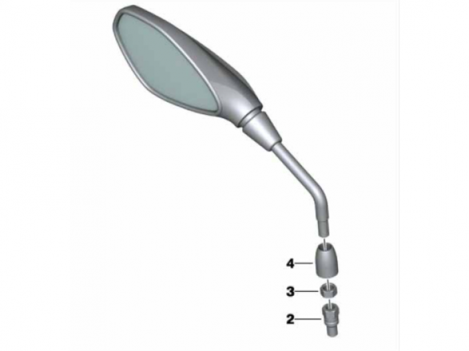 Зеркало BMW R1200 / 1250GS / Adventure- правое