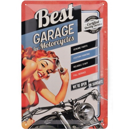 Металева табличка "Best Garage"