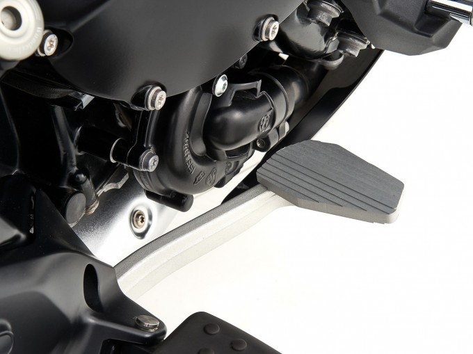 Расширитель педали заднего тормоза Wunderlich для BMW K1600GT - серебро
