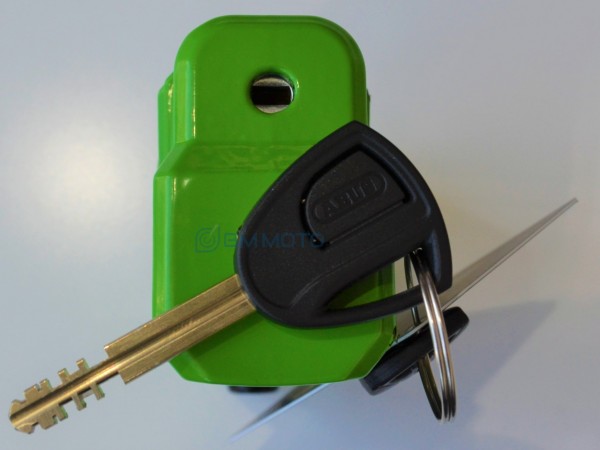 Мото-замок ABUS 8077 GRANIT DETECTO X-PLUS (помаранчевий)