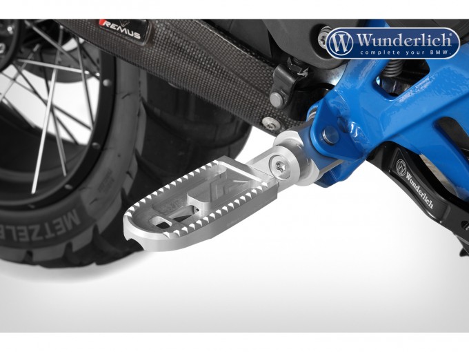 Кронштейн підніжки Wunderlich Vario "EVO1" - сріблястий