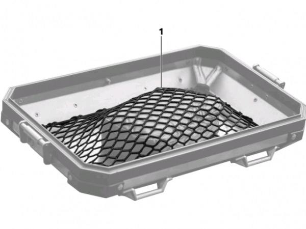 Багажная сетка для алюминиевых кофров BMW R1250GS (A)/R1200GS (A)/F850GS (A)/F800GS (A)