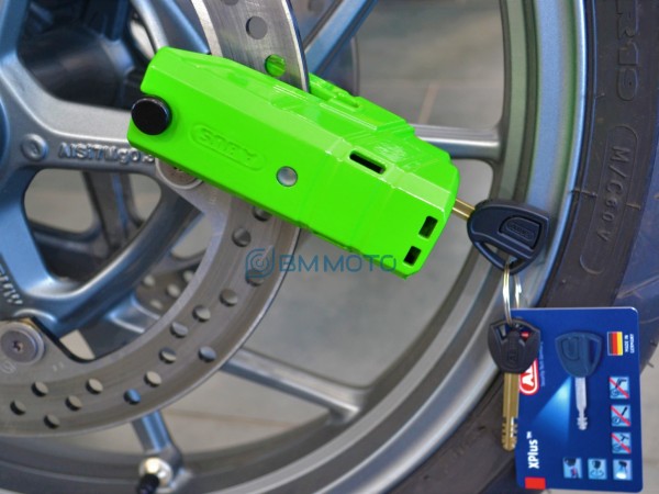 Мото-замок ABUS 8077 GRANIT DETECTO X-PLUS (помаранчевий)