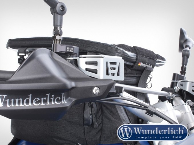 Защита бачка тормозной жидкости Wunderlich для BMW R1200GS LC / ADV / RnineT - серебро