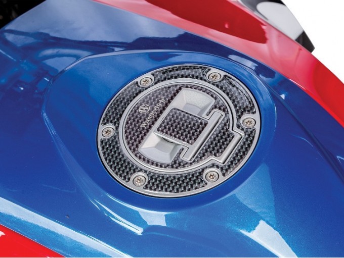 Наклейка на кришку бака Wunderlich для BMW R1200GS LC/R1200GS LC ADV/R1200RT LC - стиль карбон