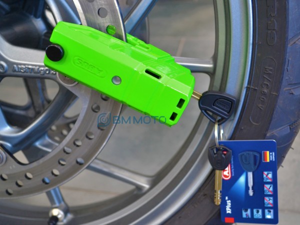 Мото-замок ABUS 8077 GRANIT DETECTO X-PLUS (голубой)