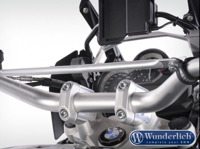 Распорка руля Wunderlich для BMW R1200 / 1250GS / Adventure- серебристый